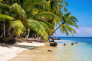 Spelende kinderen op de San Blas eilanden