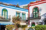 HDR Puerto de Mogan von W J Kok Miniaturansicht