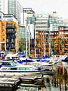 St Katharine Docks Boats 2 by Dorothy Berry-Lound thumbnail