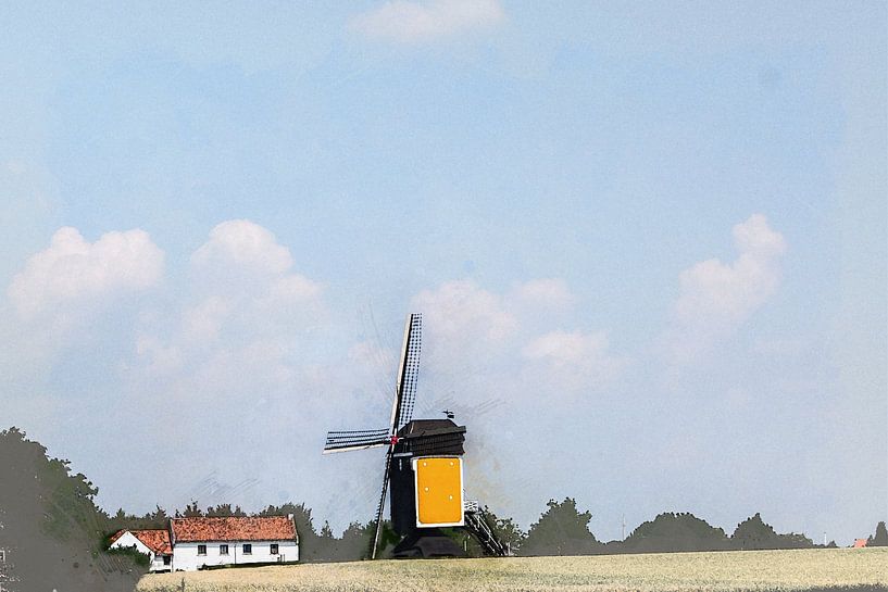 Hubertusmolen, Klein-Genhout, Beek. van Bert Quaedvlieg