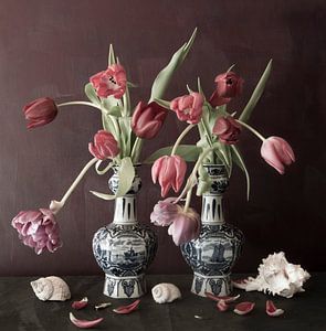 Still life with tulips by Marion Kraus