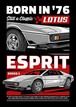 Lotus Esprit Serie 1 Auto von Adam Khabibi