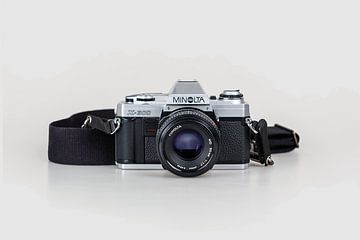 Analoge oude fotocamera Minolta X-300 van Sjouke Hietkamp