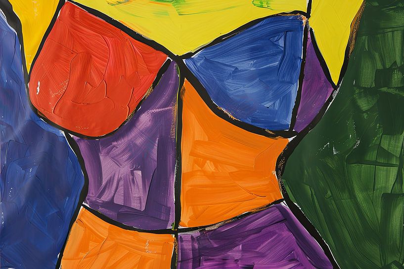 Digitaal abstracte kunst van Egon Zitter