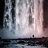 Skogafoss waterval, IJsland van Harmen van der Vaart