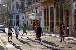 Volleybal in Havana van Dennis Eckert
