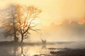 Morgennebel im Herbst