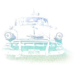 Old Cuba Car van Art of Johan Schulte