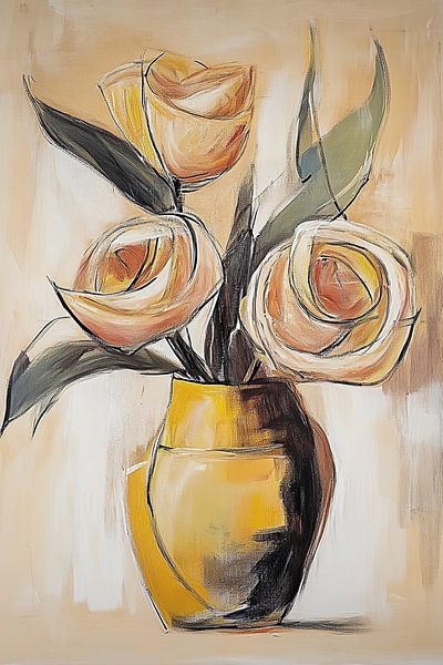 Blühende Eleganz von Wunderbare Kunst