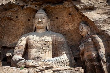 The Buddhas of the Yungang Grottoes in China by Roland Brack