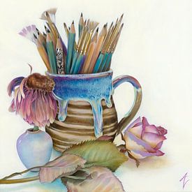 Still life in the studio by Amy Verhoeff