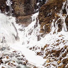 Rjúkandi-Wasserfall, Island von VeraMarjoleine fotografie