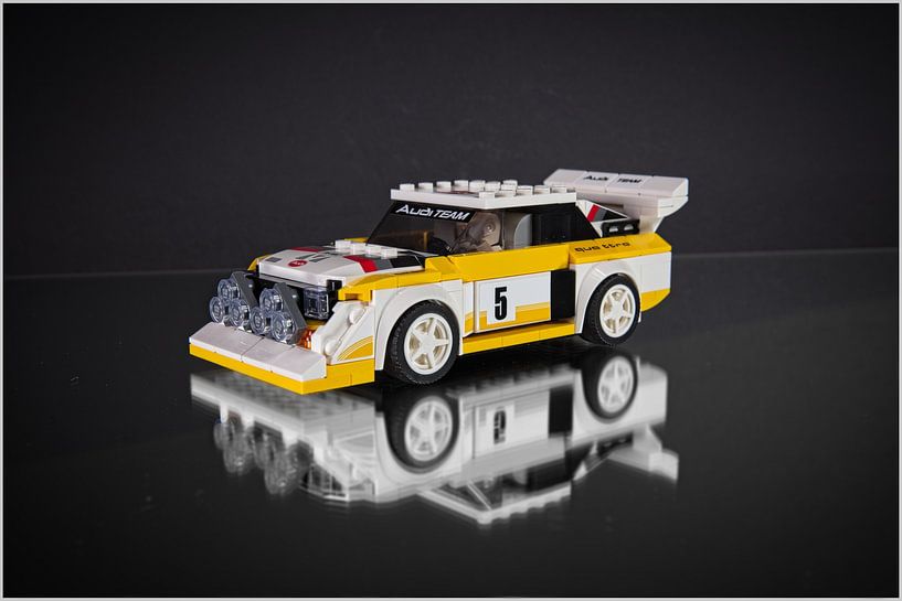 Lego Technic Audi S1 Quattro groep B rallyewagen van Rob Boon