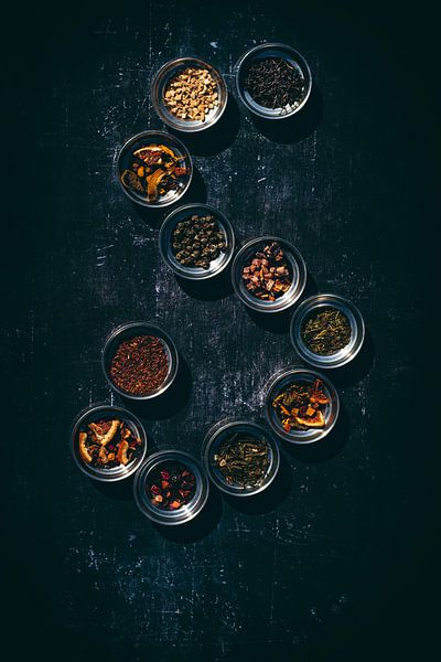 Tea flavors by Daisy de Fretes