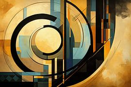 Landschaft surreal abstrakt und bizarr im Art Deco Stil von Art Bizarre