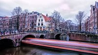 Bootes in den Kanälen von Amsterdam von R Smallenbroek Miniaturansicht