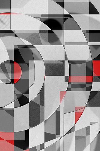 Schwarz weiß trifft rot Version 2