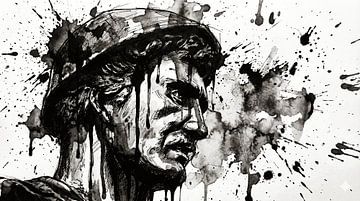 Contrastrijke stedelijke abstractie