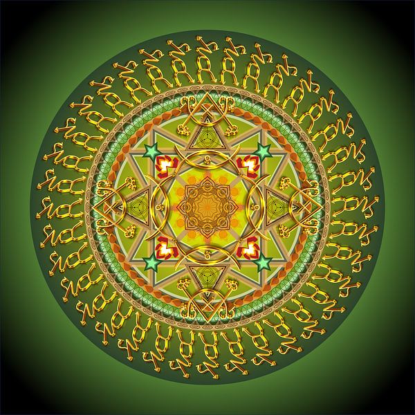 Crystal Mandala Jophiel Creativity-14.9.023 by SHANA-Lichtpionier
