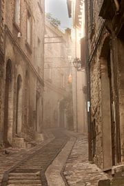 Todi in the morning mist by DafnePhoto