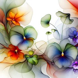 Violen Vreugde van Caroline Lichthart