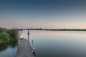 Coucher de soleil depuis le lever du soleil aux lacs Rottem sur Arthur Scheltes