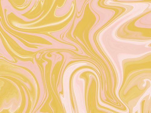 Abstract marbled painting