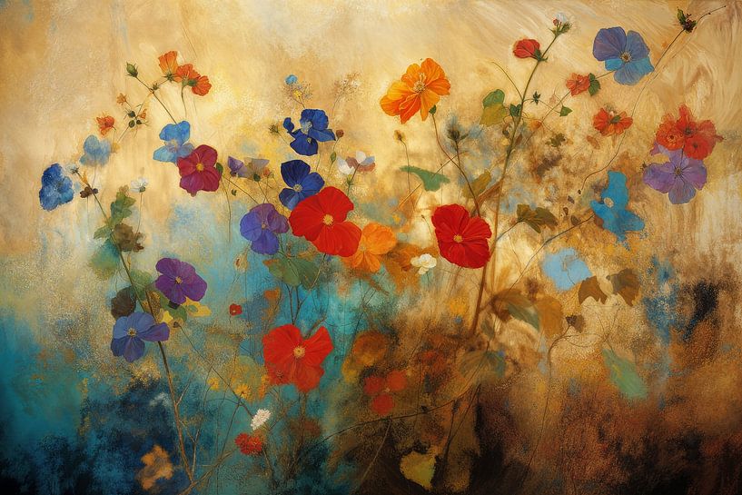 Fleurs dans des tons chauds par Studio Allee