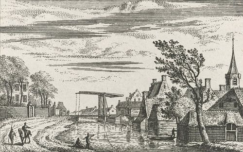 Abraham Rademaker, Vue du village de Baambrugge, 1670