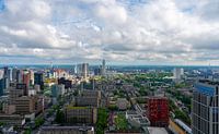Blick auf das Stadtzentrum von Rotterdam vom Delftse Poort aus