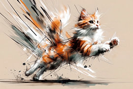 Springende Katze von ¡ guay !