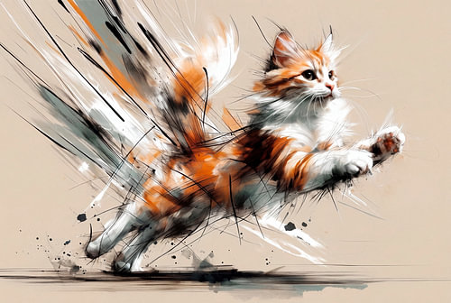 Jumping Cat