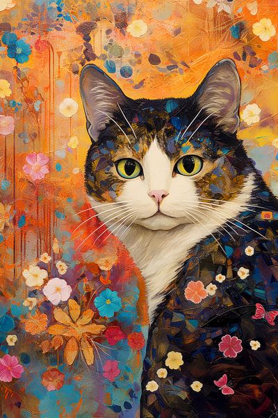 Peinture de chat par Preet Lambon