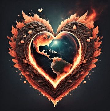 Heart shaped World van Gert-Jan Siesling