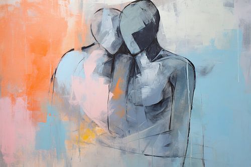 Abstract Art | Warm Tender Embrace