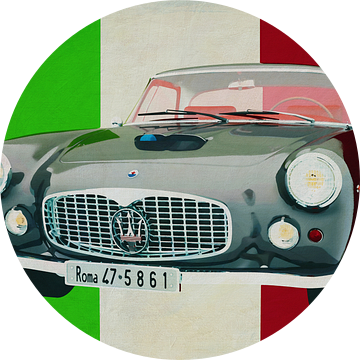 De Maserati 3500GT uit 1960 is een pure Italiaanse auto. van Jan Keteleer