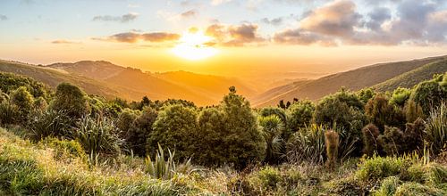 Sunset over Christchurch