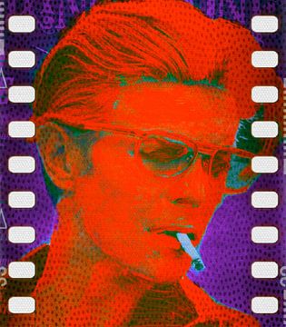 David Bowie Orange Pop Art PUR Serie von Felix von Altersheim