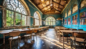 Lost Place School van Mustafa Kurnaz
