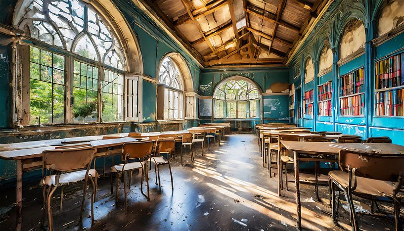 Lost Place School by Mustafa Kurnaz