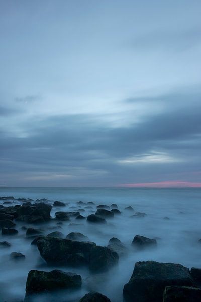 Sea landscape with sunset by Karijn | Fine art Natuur en Reis Fotografie