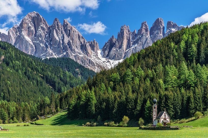Villnösstal Zuid-Tirol van Achim Thomae