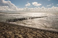 Zee, Zon, Strand, Wolken en Golven