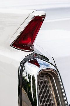 Achterlamp  detail van een oude Amerikaanse auto