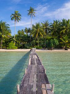 La plage du paradis tropical de Koh Kood sur Teun Janssen