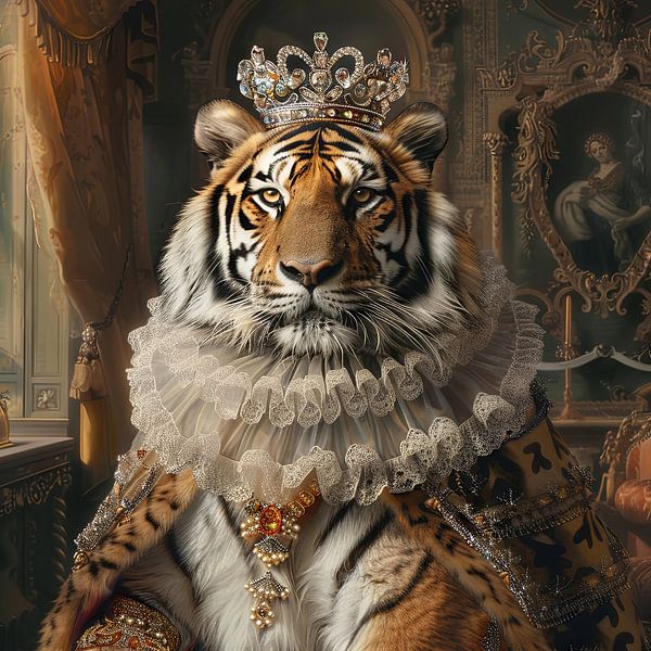 Royal tiger by Poster Art Shop