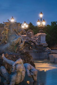 Detail des Monument aux Girondins auf dem Place des Quinconces in Bordeaux von gaps photography
