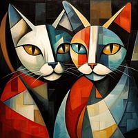 Schilderij Kat | Schilderij Poes