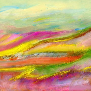 Verscheidenheid aan kleuren in een landschap van Claudia Gründler