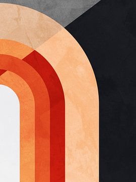 MODERNE KLEURRIJKE GEOMETRISCHE ABSTRACTE KUNST